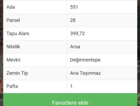 399M² Grundstück Zum Dringenden Verkauf Zum Preis Von Ortaca Çaylı Mah .Bargain